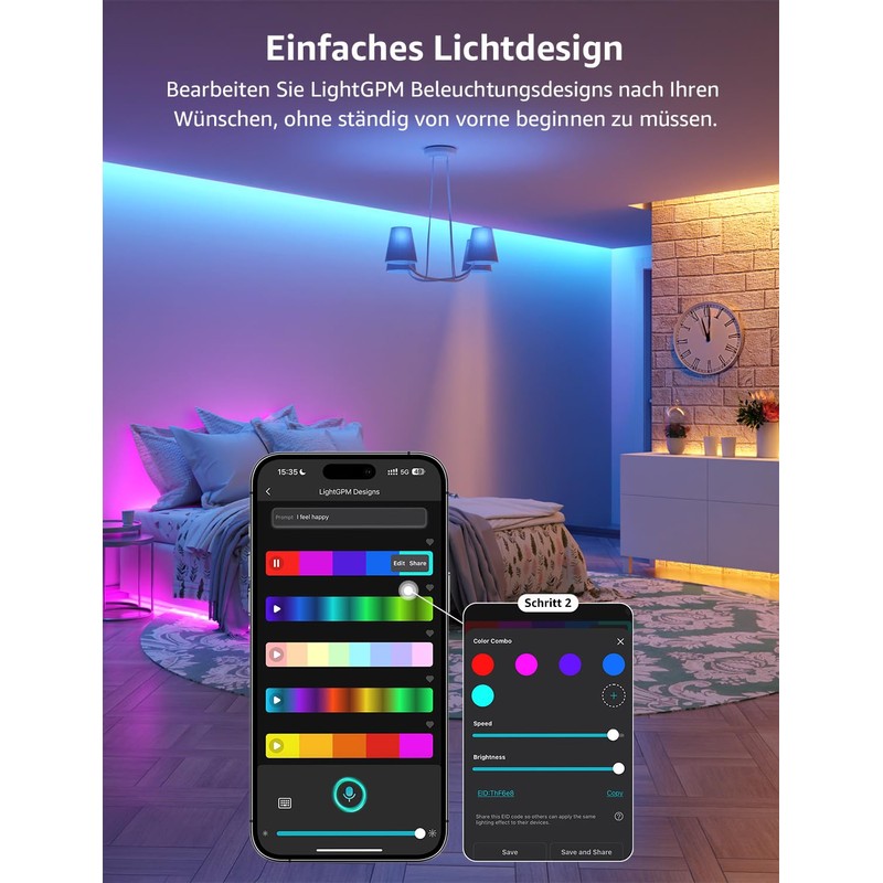 Lepro AI LED Strip SE1, 10 m Smart LED Strip
