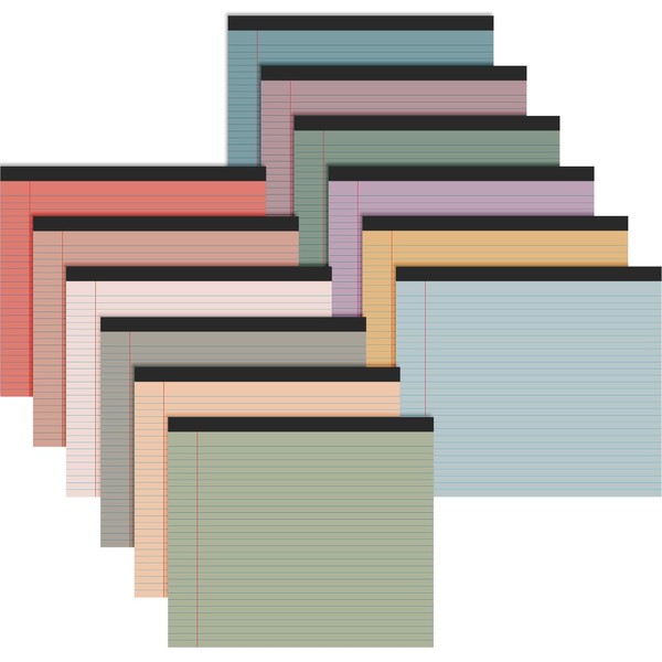 Lincia 12 Pcs 11" x 9.5" Legal Pads College Ruled