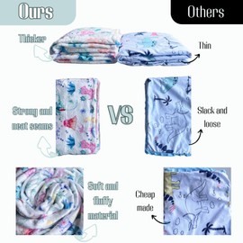 EyMzcod Mink Baby Boys Blanket Western New Cowboy in Town, Horse Wild West Boot Hat Soft Double Layer Dotted Backing Receiving Blankets, Newborn Infant Toddler Nursery Crib Bedding 30 x 40