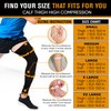 Doc Miller Thigh High Compression Socks | Footless 15-20 mmHg