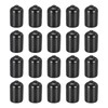DMiotech 20 Pack 3/8" ID Black Screw Thread Protectors Rubber
