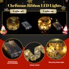 Sherr 4 Pcs 79ft Christmas Ribbon Lights Christmas Tree Decorations