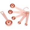 6Pcs/Set Stainless Steel Measuring Spoons Dry & Liquid Ingredients Cooking