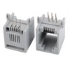 sourcing map RJ12 6P6C Female PCB Mounting Modular Jack Adapter
