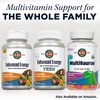 KAL Enhanced Energy Supplements, Whole Food Chewable Multivitamin with Iron,