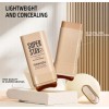 Base De Maquillaje, Corrector Y Contorno En Barra + Pincel