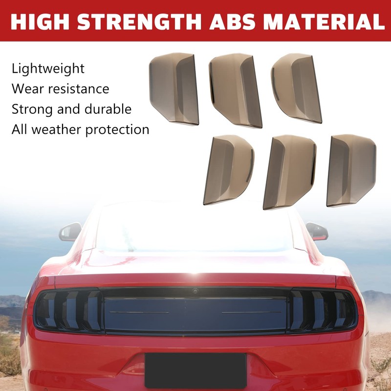 HAKA TOUGH Tail Light Lamp Cover+ Taillights Frame for Ford