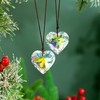 H&D HYALINE & DORA Crystal Heart Prism Sun Catcher,Glass Rainbow