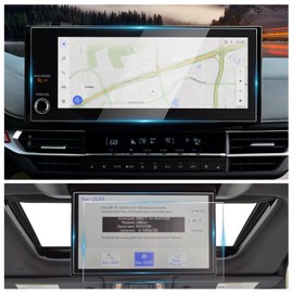 2025 Sienna Screen Protector Glass 12.3" for 2025 Toyota Sienna Main Infotainment Protector, 11.6" Rear Entertainment Screen Cover Climate Control Panel Screen Saver for 2025 Sienna Accessories 5 Pack