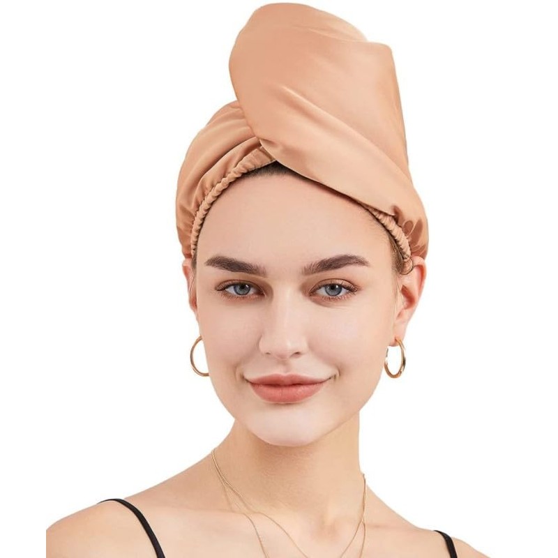 Satin Hair Drying Wrap Hair Towel | Rapid dry Caps
