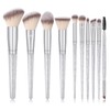 Makeup Brushes, MAANGE 10 Pcs Crystal Makeup Brush Set Professional