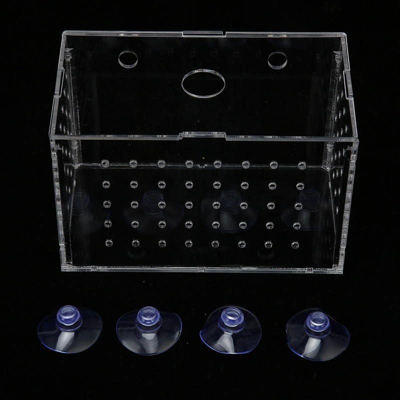 Fish Breeder Box High Transparency Acrylic Hatchery Incubator Tank with