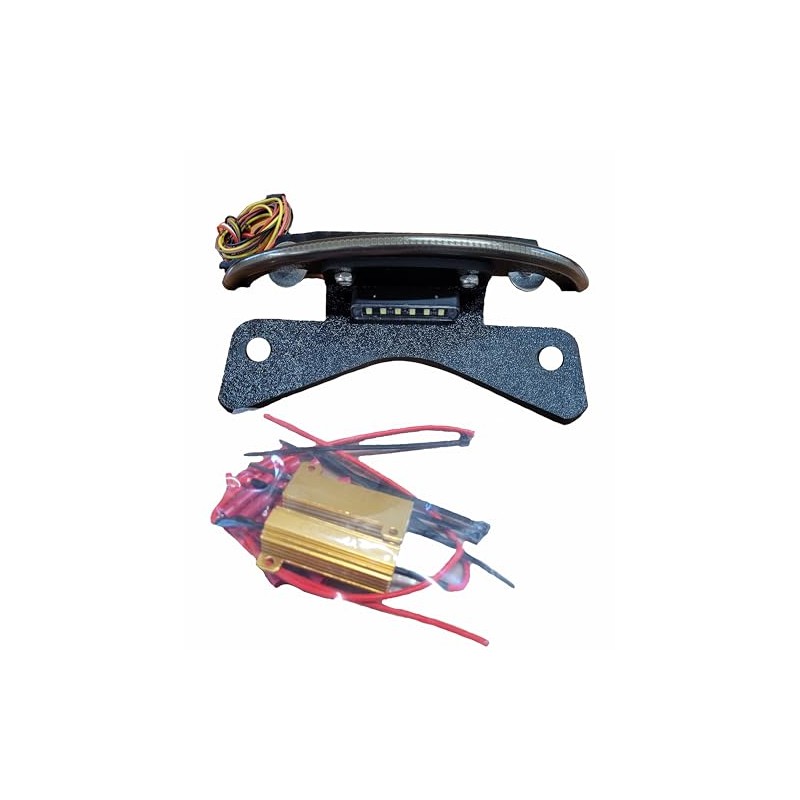 Bikelitez fits the 2002-2005 Harley V-Rod Fender eliminator SMOKED
