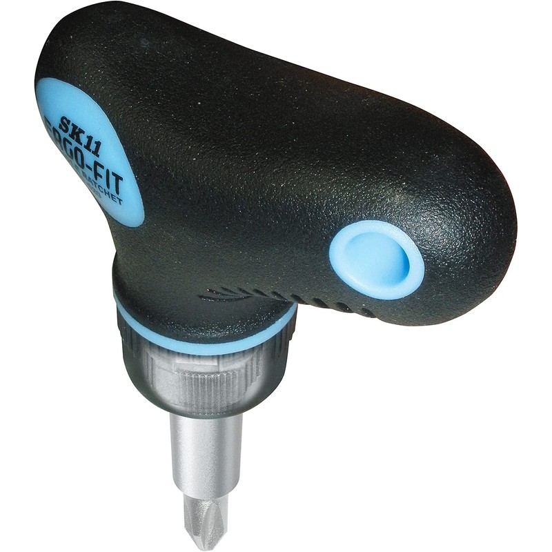 SK11 SRD-620 T-Handle Ratchet Screwdriver, Compatible with 4 Sizes, 72