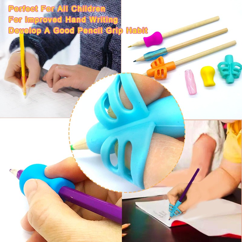 Pencil Grips for Kids,Pencil Grips (Color 18pcs)