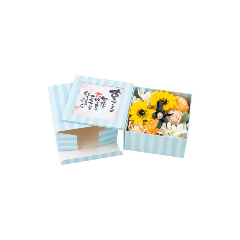 Q-FLA Bath Fragrance Flower Shaped Bath Salt, Flower Arrangement Box,