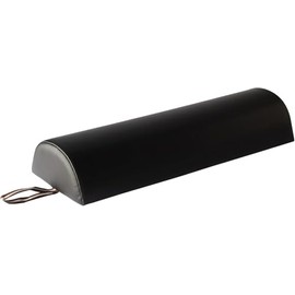 Master Massage Half Round Half Moon Support Bolster, 15 cm, Black
