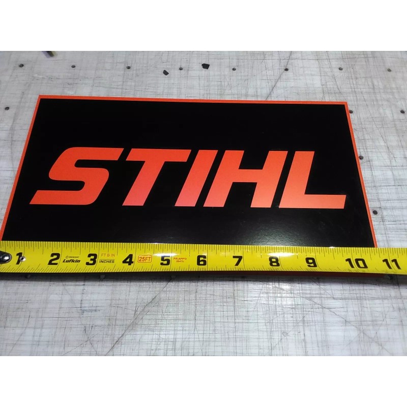 STIHL chainsaw Plaque, garage AlumaBond sign shop decoration