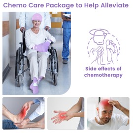 SuzziPad Chemo Gloves and Socks for Neuropathy, Cold Caps for Chemotherapy, Ideal for The Discomfort of Head, Hand, Feet, S/M