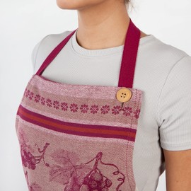 Now Designs Jacquard Apron, W28 x L32in, Grapes