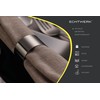 Echtwerk 4 Piece Stainless Steel Napkin Ring Set Black Edition