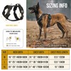 Onetigris Dog Harness Large Dog No Pull,Diesel Adjustable Tactical Harness