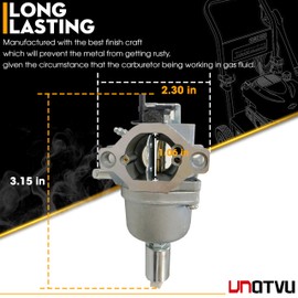 Carburetor for 42 Inch Troy Bilt Pony 13WM77KS011 13AN77BS011 13AN77KG011 13AN77TG766 13AJ609G766 13WN77BS011 13AN77KS211 13WN77KS066 13AN77KG066 Lawn Mower 15.5HP/17.5HP Briggs Stratton 500cc Engine