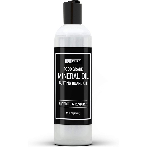 Mineral Oil (16 oz) Food Safe, for Cutting Boards, Butcher Blocks, Counter Tops, Wood Utensils