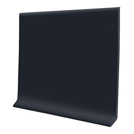 PRO FLEX Black Vinyl Wall Base - 5 in X 40 ft - Strong Peel and Stick Adhesive Baseboard Trim - Scratch Resistant, Flexible Baseboard Molding Trim with Toe - Self Adhesive Molding, Easy Install