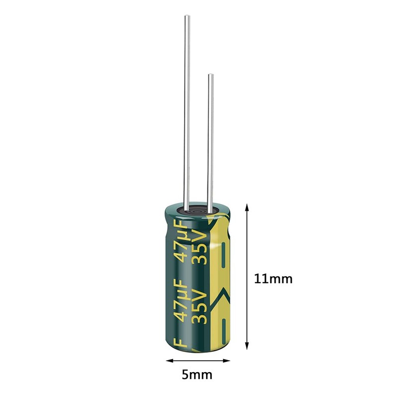 PENGLIN 20pcs Electrolytic Capacitors Aluminum Electrolytic Capacitors 35V 47UF 105℃