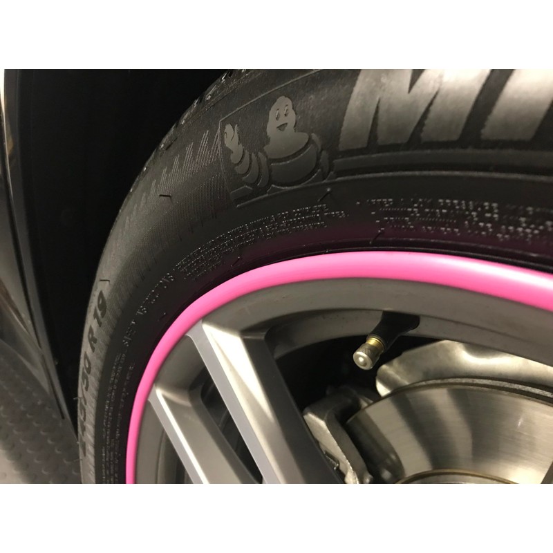 Rim Protector Kit - Pink- Alloy Wheel Rim Guard -