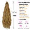 OMGREAT 18 Inch Curly Ponytail Extensions Claw Clip in Ponytail
