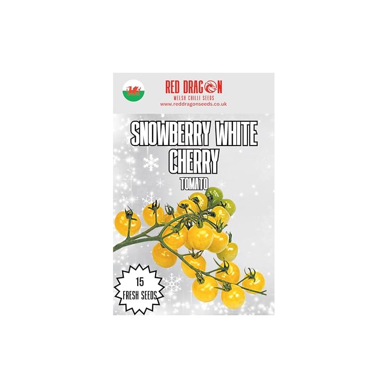 Cherry Tomato Seeds (Snowberry White Cherry)