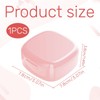 Denture Box,Portable False Teeth Container,Denture Case with Strainer for Soaking/Cleaning,Denture