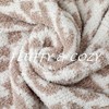 bearberry Fuzzy Leopard Knitted Throw Blanket Soft Cozy Warm Microfiber