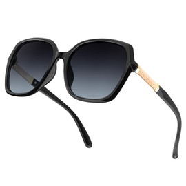 NSSIW Polarized Sunglasses Womens Sunglasses: Trendy Fashion Oversized Sun Glasses UV400 Protection for Driving Vacation