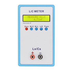 Buerjia LC-200A Handheld Inductor&Capacitor Digital LCD Capacitance Inductance Meter Inductance Meter LC Meter 1PF-100MF 1UH-100H