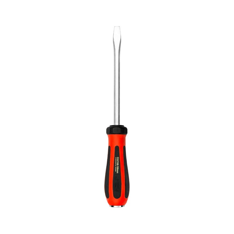 Jetech Striking Cap Go-Through Slotted Screwdriver, S2 Steel Flathead with