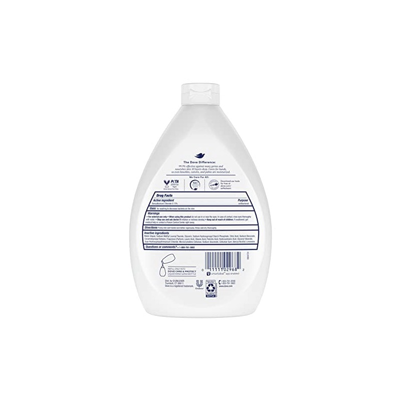 Dove Hand Wash For All Skin Types Antibacterial Protects from