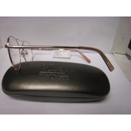 Flower Jess 6036 780 Eyeglasses Frame Women's Gold Full Rim Round 52-20-135-45V