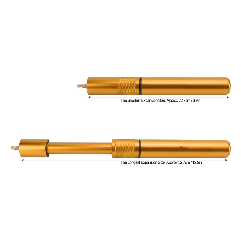 9 Inch Billards Cue Lengthening Extender Telescopic Aluminum Alloy Pool