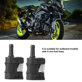 Hlyjoon 6 mm Female Fuel Line Quick Coupling for Marine Engine OMC Boat Engine Fuel Hose Suitable for Boat Outboard