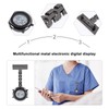 Watch - Multi-Function Digital Watch Watch Brooch Clip on Watch