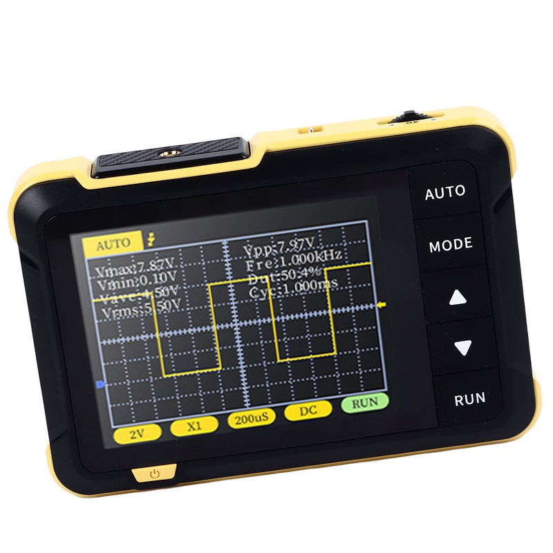 Handheld Mini Oscilloscope Portable Digital Oscilloscope for Beginners Repair Maintenance