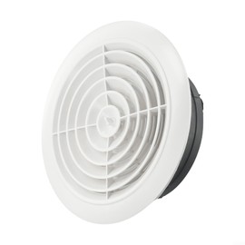 Adjustable Air Vent Cover, ABS Ceiling Vent Covers, Round Air Vent Grille, Air Vent Cover for Bathroom, Office, Room, Wall (100mm)