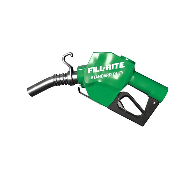 Fill-Rite SDN100GAN 1” 5 to 25 GPM Automatic Standard Duty Fuel Transfer Nozzle, Green - For Gasoline, Diesel, Biodiesel up to B20, E15 & Kerosene