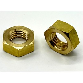 Adpack [Pure Domestic Product] Brass Thin Nut (3 Types of Nuts) M14 [2 Pieces]