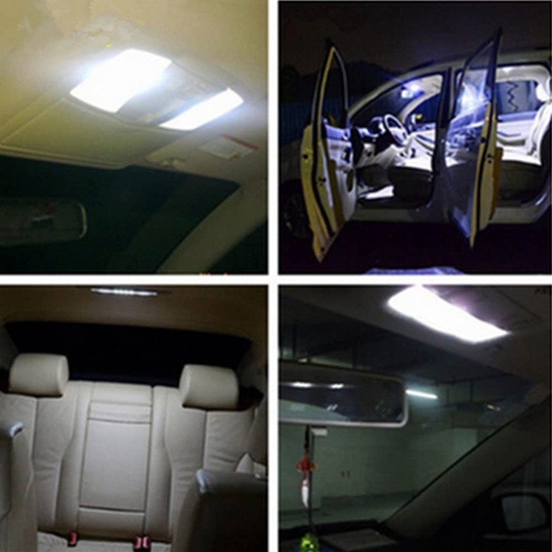 Car Interior White 48 SMD 5050 LED Light Lamp Panel