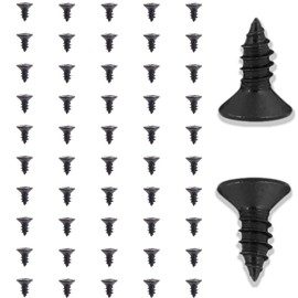 Black Head Self Tapping Screws, Zinc Plating 304 Stainless Steel, for Wood, Drywall and Furniture