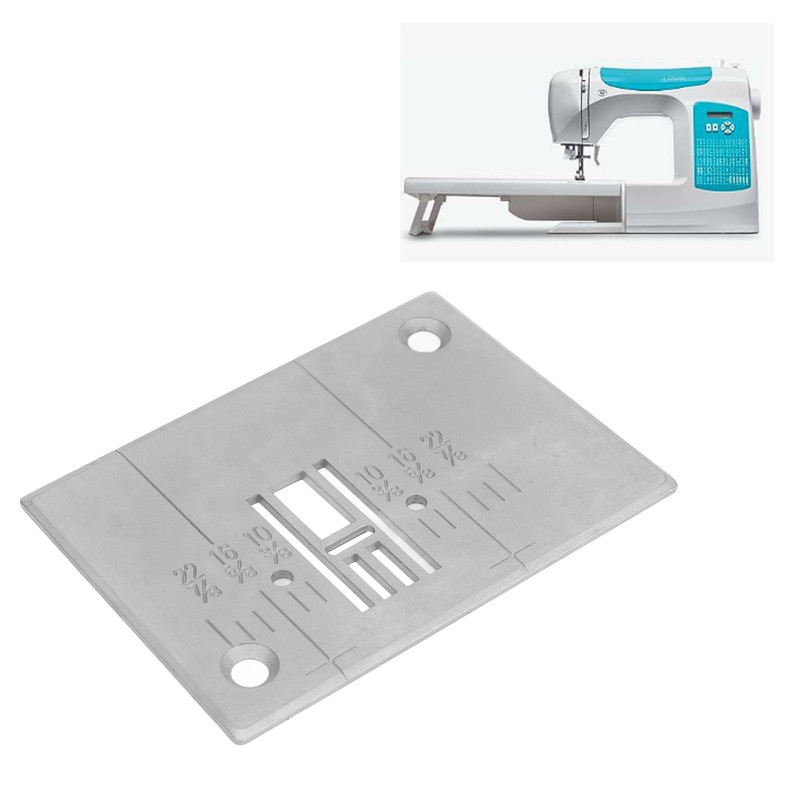 Straight Stitch Needle Plate Professional Replacement Steel Fine Machined Needle